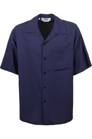 Msgm Short Sleeve Shirts, male, , XL, Button-Up Shirt Oversized Fit
