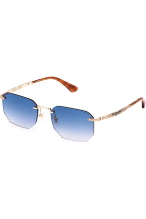 Police Sunglasses, unisex, , 55 MM, Nineties Style Sunglasses Blue Gradient