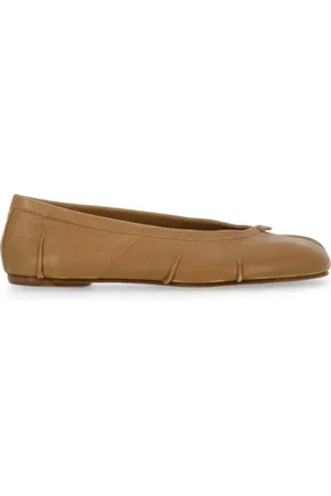 Maison Margiela Ballerinas, female, , 3 UK, Leather Ballerinas with Tabi Toe