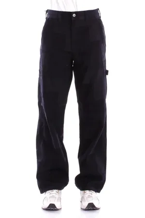 Dickies Straight Trousers, male, , W30, Logo Back Zipper Button Trousers