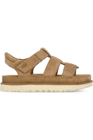 UGG Leather Sandals with Platform Sole
