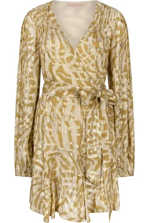 Josh V Short Dresses, female, , S, Gold Aliya Dress
