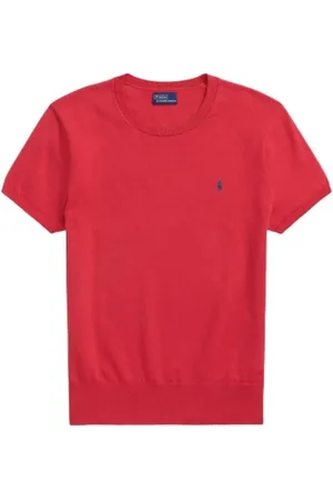 Ralph Lauren Short-Sleeve Cotton Blend Jumper