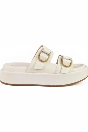 Pinko Sliders, female, , 8 UK, Leather Sandal with Rubber Sole