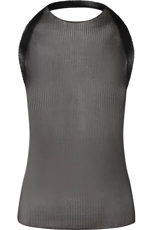 CIRCUS HOTEL Sleeveless Tops, female, , M, Pleated Lurex Top