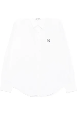 Maison Kitsuné Formal Shirts, male, , L, Contour Fox Head Skate Shirt