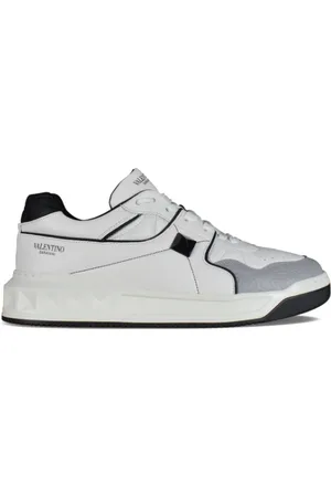 VALENTINO GARAVANI Leather One Stud Trainers
