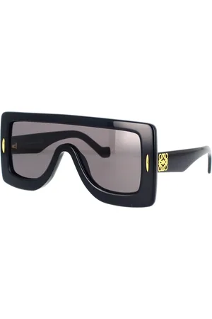 Loewe Sunglasses, unisex, , ONE SIZE, Chunky Anagram Sunglasses Elegant Mask Shape