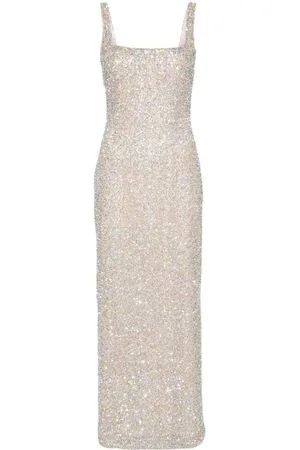 Costarellos Party Dresses, female, , L, Sequin Column Maxi Dress