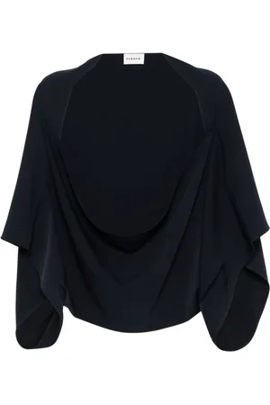 P.A.R.O.S.H. Capes, female, , ONE SIZE, Navy Open Front Jacket