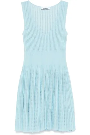 ANTONINO VALENTI Short Dresses, female, , XS, Clear Skater Dress with V-Neck