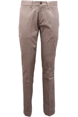 Emporio Armani Chinos, male, , S, Cotton Trouser Dove Incenso Model