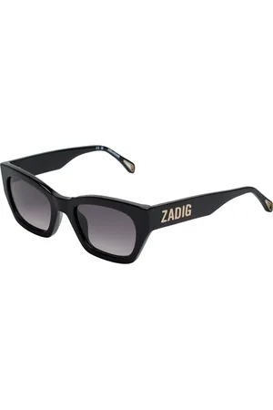 Zadig & Voltaire Sunglasses, female, , ONE SIZE, Rectangular Acetate Sunglasses with UV Protection