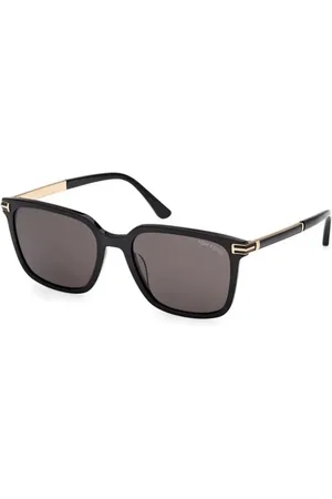 Tom Ford Sunglasses, unisex, , 56 MM, Acetate Sunglasses with Grey Lenses