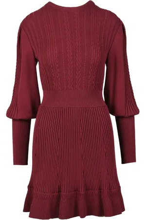 ANTONINO VALENTI Knitted Dresses, female, , S, Elegant Woman Dress Viscose Polyester