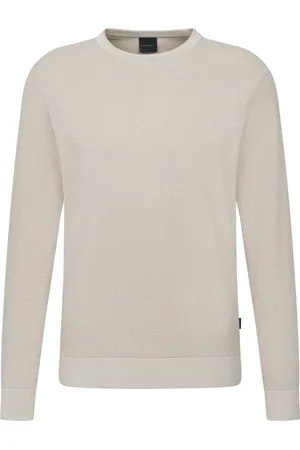 Bugatti Round-neck Knitwear, female, , L, Casual 2-tone Round Neck Jumper