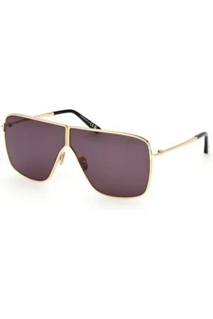 Tom Ford Gold Frame Sunglasses with Grey Lenses