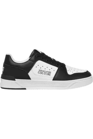 VERSACE White Low Trainers with Logo