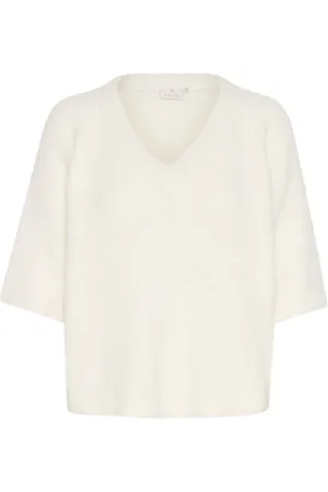 Kaffe V-Neck Pullover Jumper Soft Quality