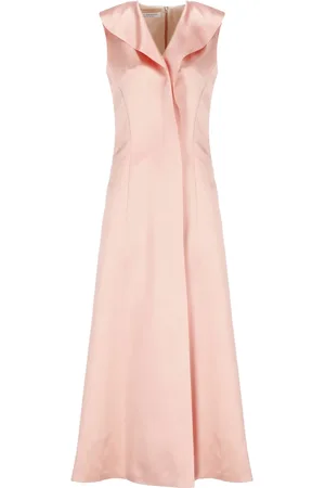 Serafini Party Dresses, female, , M, Satin V-Neck Dress