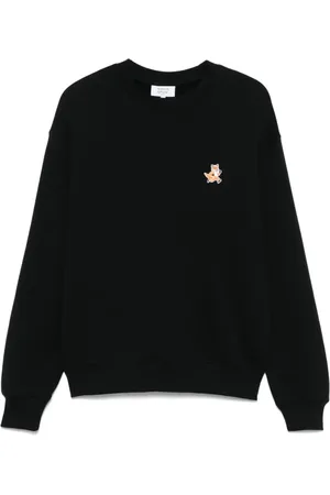 Maison Kitsuné Sweatshirts, male, , M, Speedy Fox Patch Sweatshirt