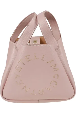 Stella McCartney Embossed Grainy Crossbody Bag Pale Mauve
