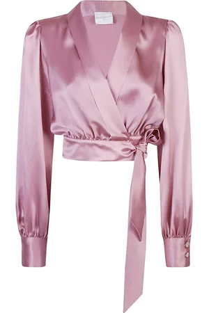 ELEVENTY Silk Bow Waist Shirt