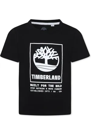 Timberland T-Shirts, unisex, , 16 Y, Cotton T-Shirt with Logo Print