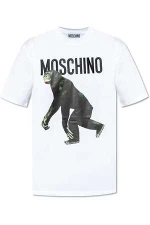 Moschino T-Shirts, male, , XL, Chimpanzee Print T-shirt