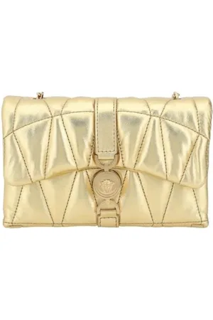 VERSACE Shoulder Bags, female, , ONE SIZE, Quilted Lambskin Mini Shoulder Bag with Medusa Head