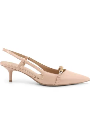 Pinko Pumps, female, , 6 UK, Elasticated Waistband Flat Shoes with Metal Logo