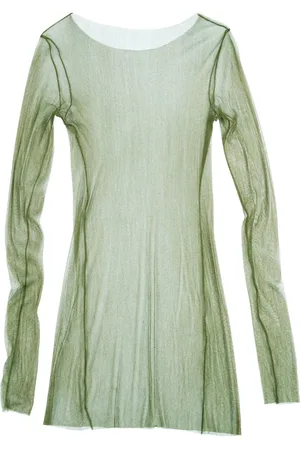 Cortana Long Sleeve Tops, female, , L, t de tul, top kaki jpg