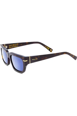 Polar Sunglasses, unisex, , 54 MM, Special Edition Gold Sunglasses Blue Lenses