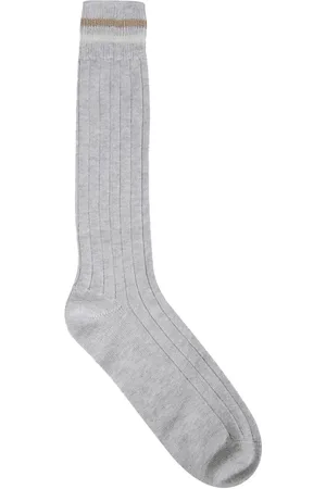 ELEVENTY Socks, male, , ONE SIZE, French Ribbed Cotton Socks