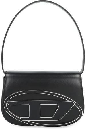 Diesel Handbags, female, , ONE SIZE, Leather Shoulder Bag with Flap Closure