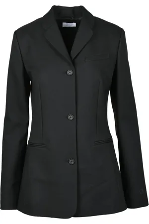 OFF-WHITE Blazers, female, , S, Elegant Blazer Jacket with Logo Lining