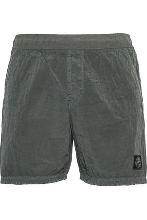 Stone Island Casual Shorts, male, , S, Moss Nylon Metal Shorts