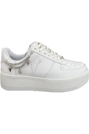 Windsor Sneakers, female, , 6 UK, Leather Sneaker Release Brave/Silver
