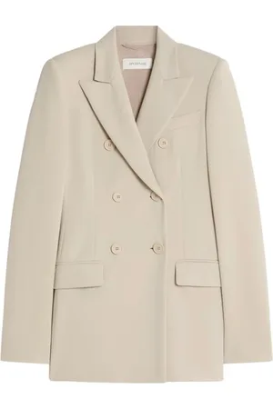 Sportmax Double-breasted blazer in technical fabric