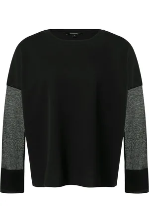 Comma, Round-neck Knitwear, female, , M, Relaxed Fit Lightweight Knit Jumper