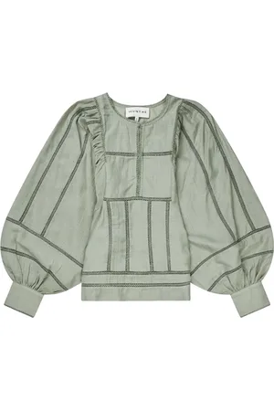 Munthe Blouses, female, , S, Elegant Top with Transparent Details