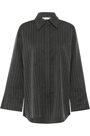 Karen by Simonsen Shirts, female, , M/L, Pinstripe Shirt Blouse Long Sleeve