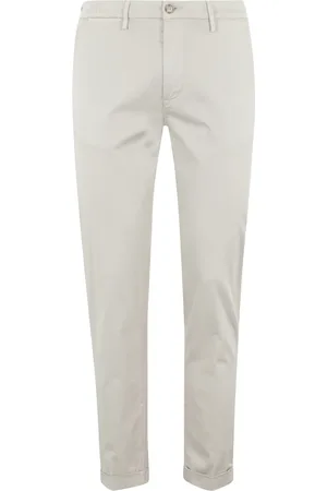 RE-HASH Stylish Chinolino Trousers with Turn-Up