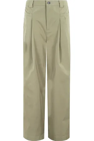 OOF Wear Straight Trousers, female, , S, Wide Leg Military High Waist Trousers