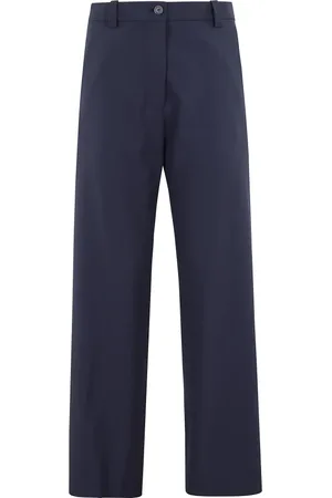 SEMICOUTURE Straight Trousers, female, , XS, Elegant Black Dress for Women