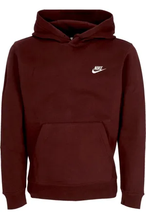 Nike Hoodies, male, , S, Club Fleece Hoodie Burgundy Crush