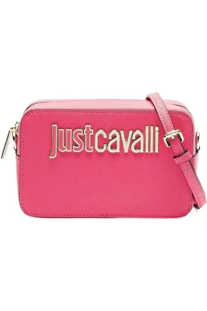 Roberto Cavalli Metallic Saffiano Shoulder Bag Range H