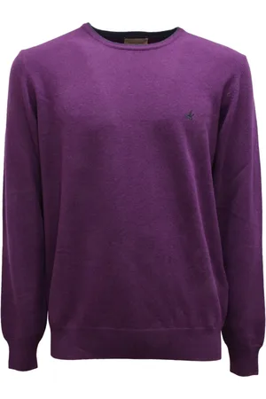 BROOKSFIELD Round-neck Knitwear, male, , M, Wool Jumper Made in Italy