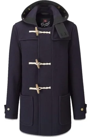 Gloverall Parkas, male, , S, Navy Duffle Coat Mid Monty Style