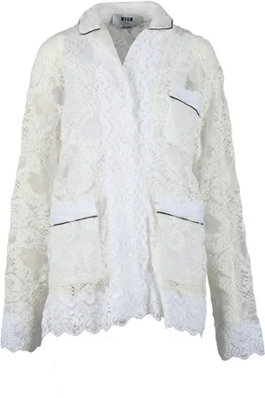 Msgm Stylish Shirt in Nylon Cotton Blend